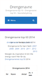 Mobile Screenshot of drengenavne.com